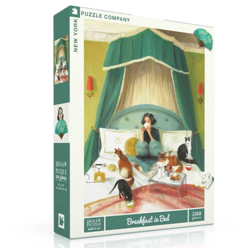 Breakfast in Bed - 500 Piece Jigsaw Puzzle - Freshie & Zero Studio Shop