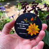 Joy Is Not Meant To Be A Crumb: Mary Oliver Vinyl Sticker - Freshie & Zero Studio Shop