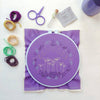 Fairy Ring Moons & Mushrooms Embroidery Kit by Cozyblue - Freshie & Zero Studio Shop