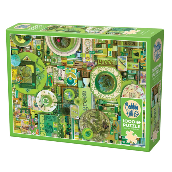Green 1000pc puzzle - Freshie & Zero Studio Shop