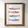 "Sardines" - 8" x 10" Art Print - Freshie & Zero Studio Shop