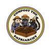 Compost the Patriarchy Animals Vinyl Sticker - Freshie & Zero Studio Shop