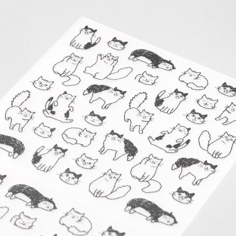 Midori Mini Planner Stickers: Cats and Dogs - Freshie & Zero Studio Shop
