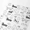 Midori Mini Planner Stickers: Cats and Dogs - Freshie & Zero Studio Shop