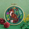 Folk Fox Mini Embroidery Kit | Complete Craft Kit - Freshie & Zero Studio Shop