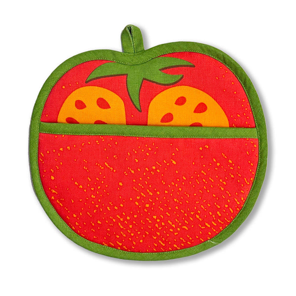 Tomato Pot Holder w/ Pocket - Freshie & Zero Studio Shop
