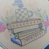 Book Stack Embroidery Kit by Cozyblue - Freshie & Zero Studio Shop