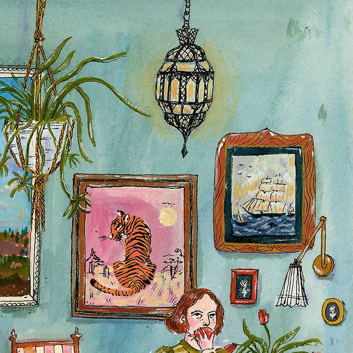 Other People's Living Rooms 11"x14" Print by Jill Kittock - Freshie & Zero Studio Shop