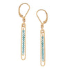 Lyric Earrings with Blue Topaz - Freshie & Zero Studio Shop