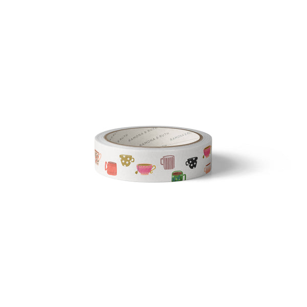 Coffee Mugs Washi Tape - Freshie & Zero Studio Shop