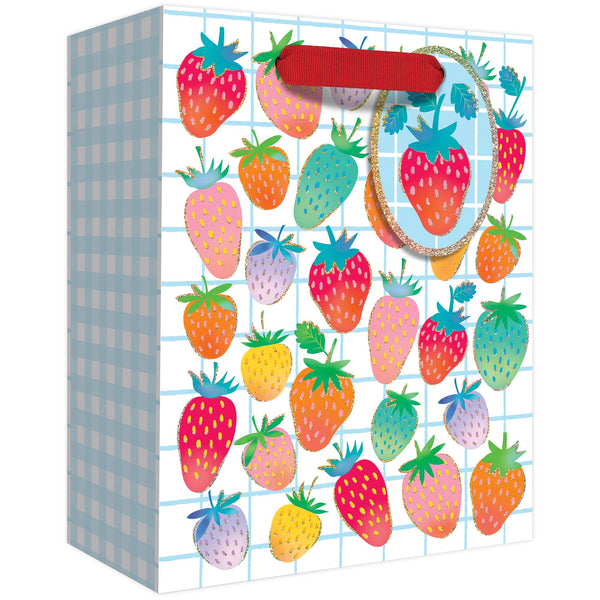 Sweet Strawberries Small Gift Bag - Freshie & Zero Studio Shop