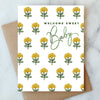 Yellow Floral Baby Greeting Card - Freshie & Zero Studio Shop