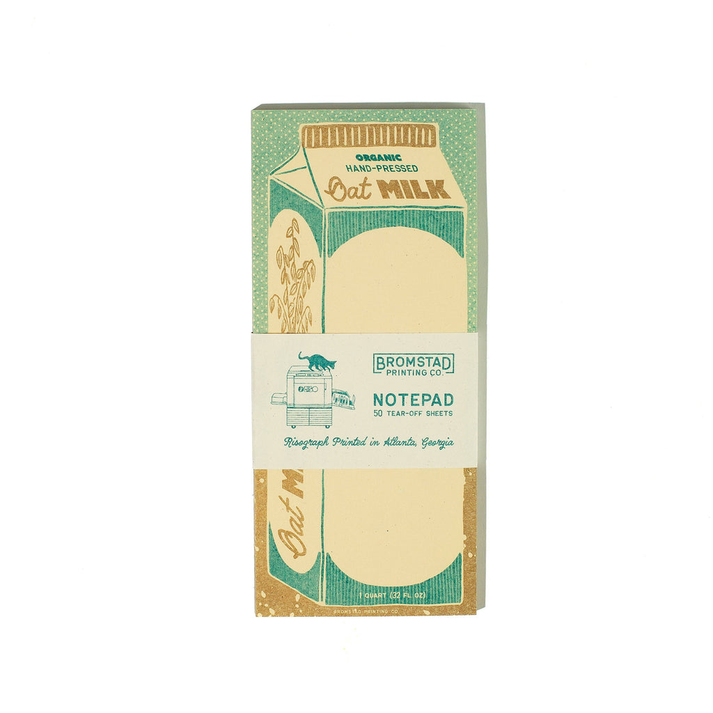 Oat Milk Risograph Notepad - Freshie & Zero Studio Shop