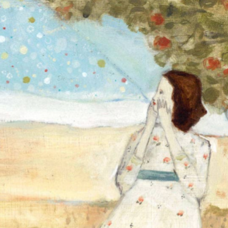 Her secrets were beautiful - Art Print by Amanda Blake: 10x12 - Freshie & Zero Studio Shop