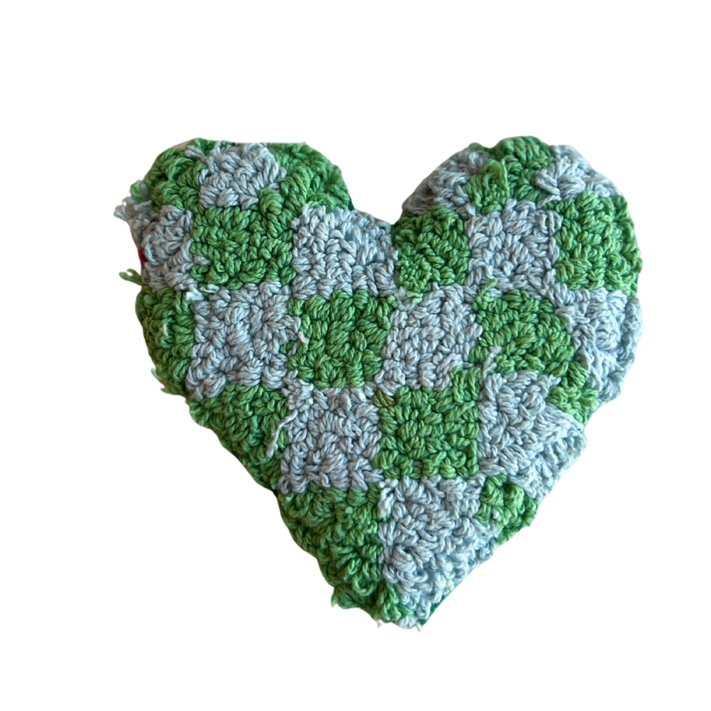 Cotton Blend Heart Shaped Coasters - Freshie & Zero Studio Shop