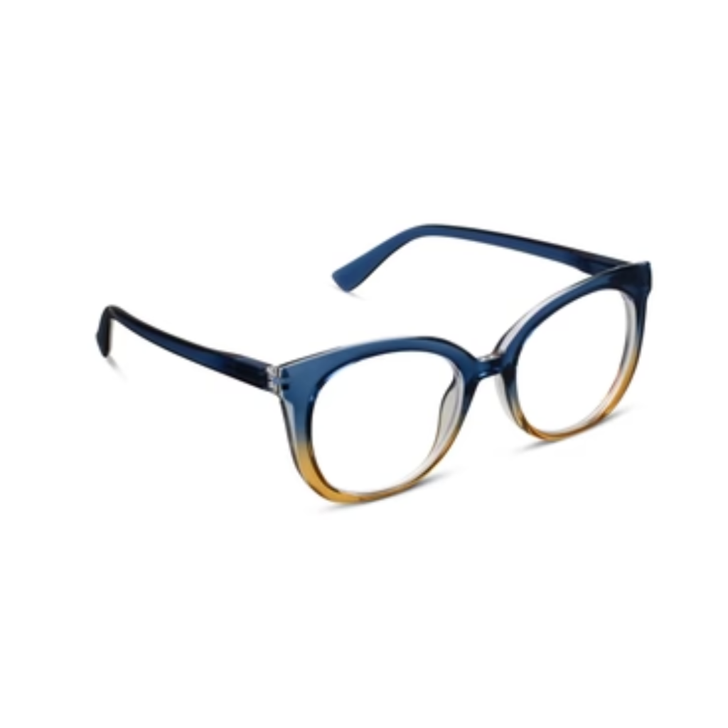 Peepers Reading Glasses: Fiona Blue/Amber - Freshie & Zero Studio Shop
