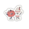 Retro Pumpkin Spice Vinyl Sticker - Freshie & Zero Studio Shop