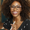 Peepers Reading Glasses: Sycamore Pink Botanico - Freshie & Zero Studio Shop