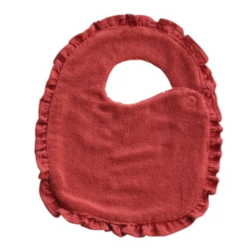 Ruffle Cotton Cloth Baby Bib - Freshie & Zero Studio Shop