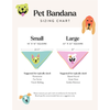 Primary Stripes Pet Bandana - Freshie & Zero Studio Shop