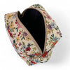 Squared Makeup Bag: Heritage Floral - Freshie & Zero Studio Shop