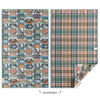 Sardines + Plaid Microfiber Kitchen Dish Towel - Freshie & Zero Studio Shop