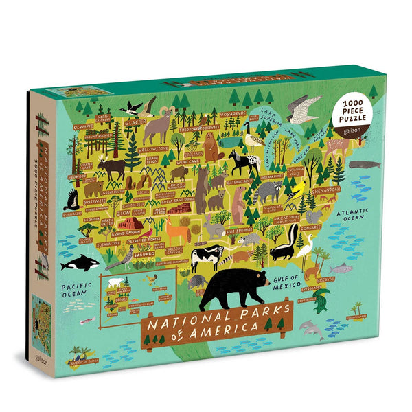 National Parks of America 1000 Piece Jigsaw Puzzle - Freshie & Zero Studio Shop