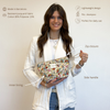 Large Makeup Bag: Heritage Floral - Freshie & Zero Studio Shop