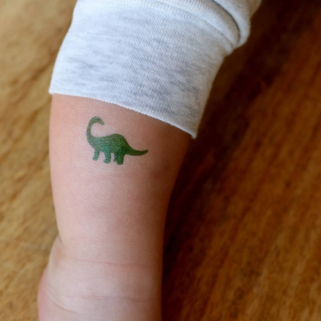 Dinosaurs Temporary Tattoos: Yellow - Freshie & Zero Studio Shop