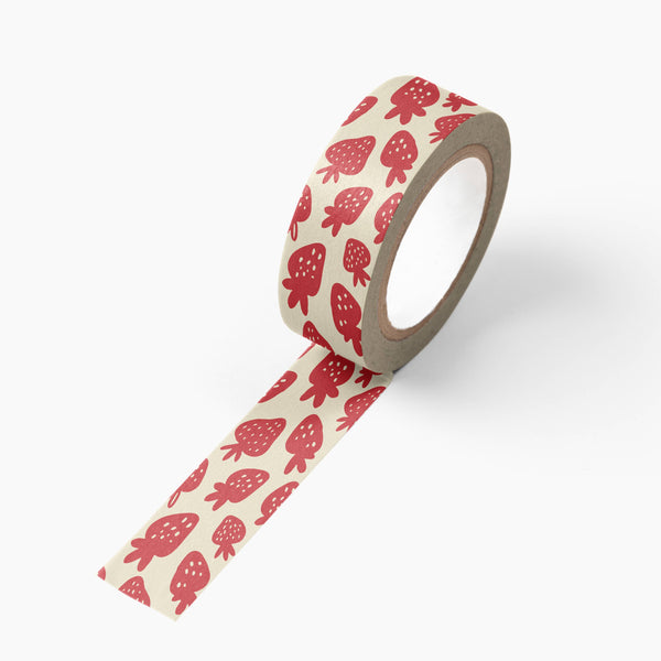 Strawberry Washi Tape - Freshie & Zero Studio Shop