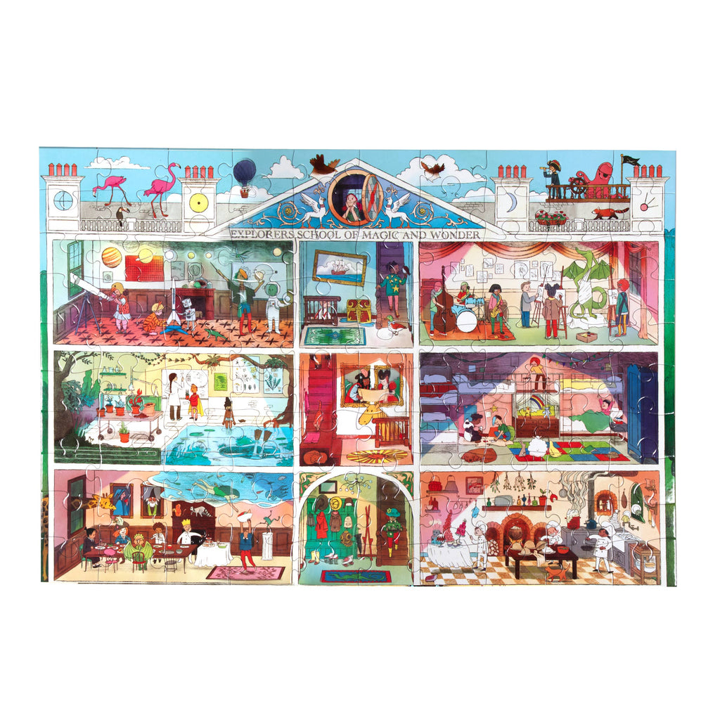 Explorers School of Magic 100 Piece Puzzle - Freshie & Zero Studio Shop