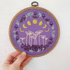 Fairy Ring Moons & Mushrooms Embroidery Kit by Cozyblue - Freshie & Zero Studio Shop