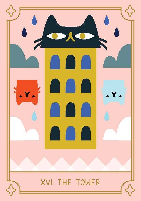 Mystic Cats Tarot: A 78-Card Deck and Guidebook - Freshie & Zero Studio Shop