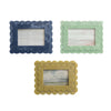 Marbled Scalloped Edge Resin Photo Frame - Freshie & Zero Studio Shop