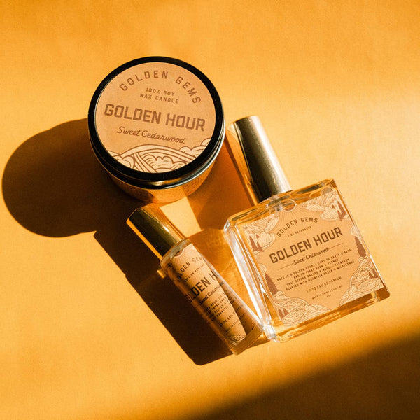 Golden Hour Eau de Parfum Roller by Golden Gems - Freshie & Zero Studio Shop