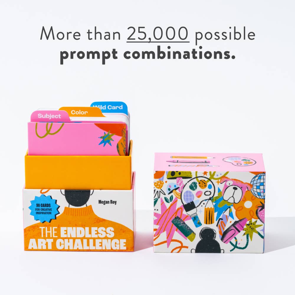 The Endless Art Challenge Card Deck - Freshie & Zero Studio Shop