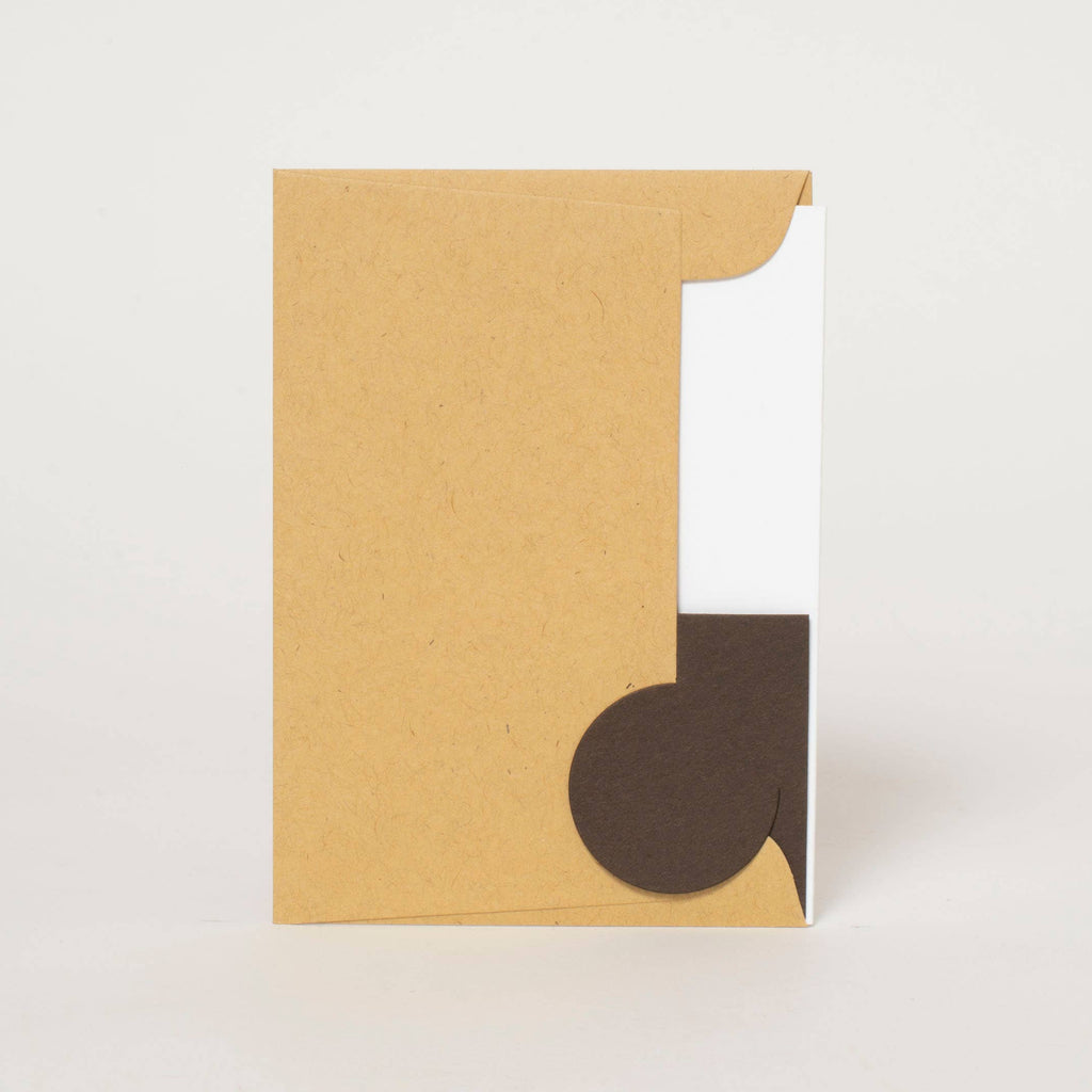 Thank You Little Flowers Letterpress Greeting Card by Egg Press: Paper tab - Freshie & Zero Studio Shop