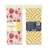Strawberry + Check Microfiber Kitchen Towel - Freshie & Zero Studio Shop