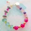 Gemstone Bracelet - Pink and Green - Freshie & Zero Studio Shop
