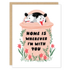 Possum Home Is Wherever I'm With You Card - Freshie & Zero Studio Shop