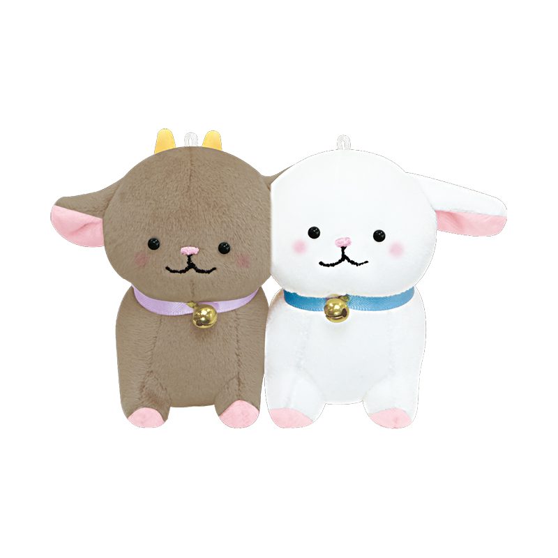 Plush Best Friends Keychain Charms - Freshie & Zero Studio Shop