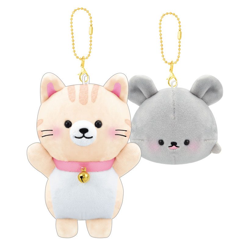Plush Best Friends Keychain Charms - Freshie & Zero Studio Shop