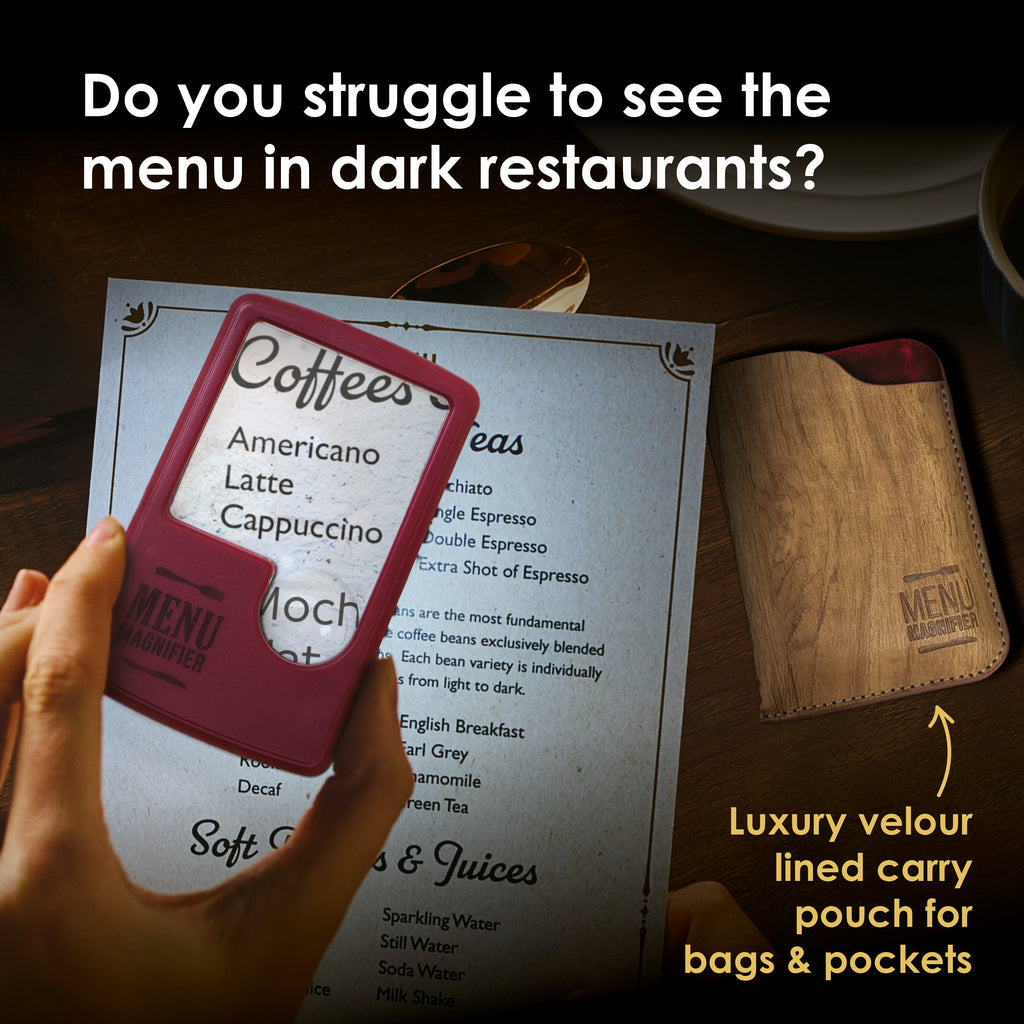 Light Up Menu Magnifier - Freshie & Zero Studio Shop