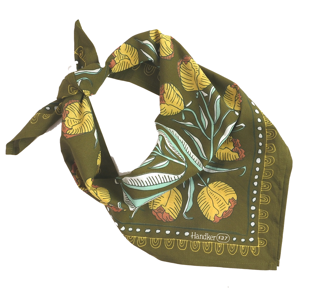 Handker Bandana: Adele Bandana No. 137 - Freshie & Zero Studio Shop