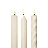Cream Driftwood 11" Taper Candles - Set of 3 - Freshie & Zero Studio Shop