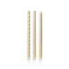 Cream Driftwood 11" Taper Candles - Set of 3 - Freshie & Zero Studio Shop