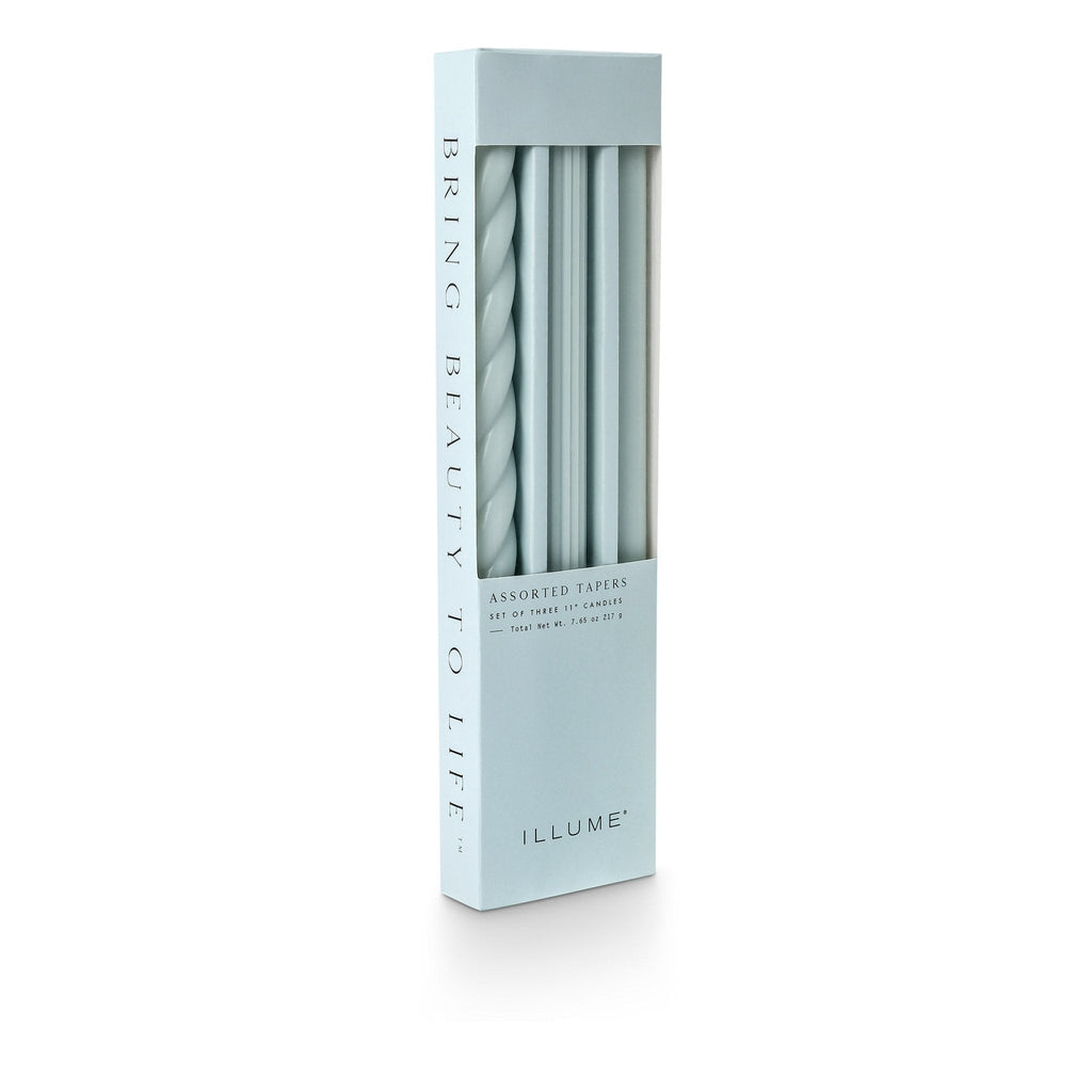 Taper Candles Set of 3 - Light Blue - Freshie & Zero Studio Shop