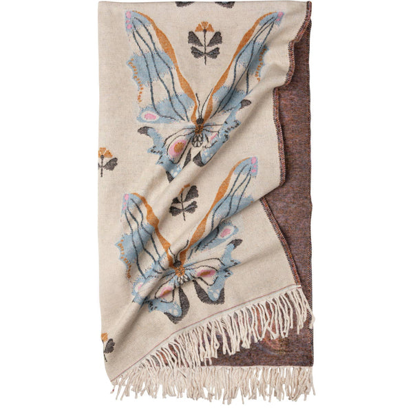 Aurora Butterfly Throw Blanket - Freshie & Zero Studio Shop