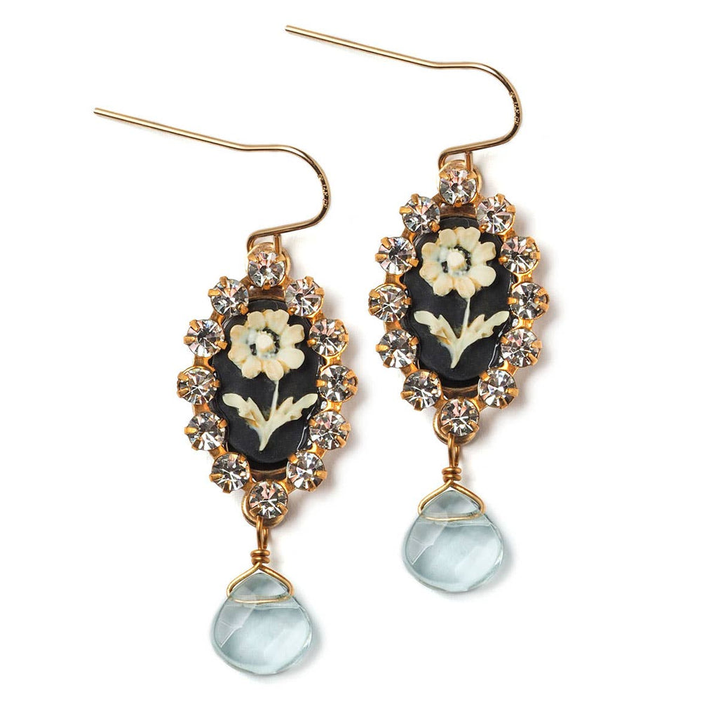 Midnight in the Garden Earrings by Jill Schwartz - Freshie & Zero Studio Shop