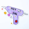 Hot Girl Craft Vinyl Sticker - Freshie & Zero Studio Shop